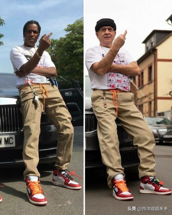 75歲外國網紅“潮爺”，酷愛街頭穿搭，出街明星範兒十足