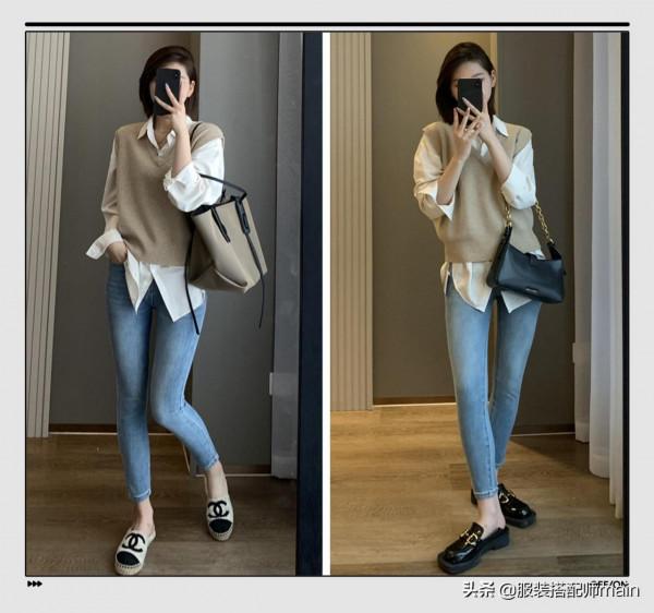 2款馬甲=10套穿搭，輕輕鬆鬆穿出高階感，氣質也提升一個檔次