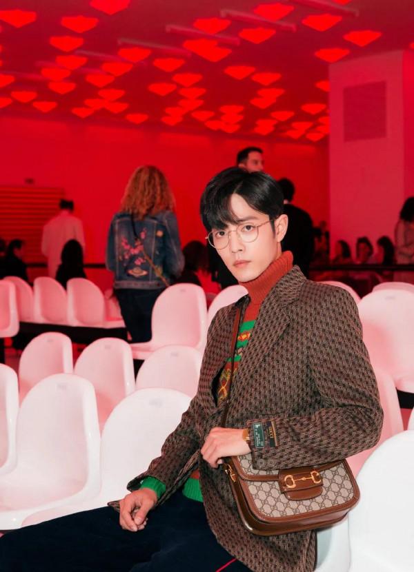 肖戰2020米蘭春夏時裝秀官博圖合集