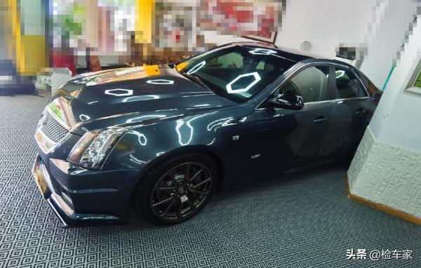 開了11年還能賣25萬！這輛6.2L排量的凱迪拉克CTS-V是真的香