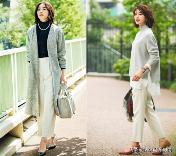 50歲左右的女人少穿裙子，這幾種褲裝搭配，不僅時髦還很顯氣質