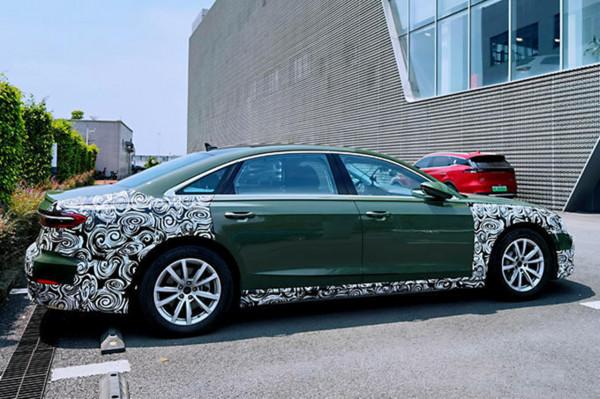 新款奧迪A8路試車現身國內,前臉細節調整,質感有所變化 新款奧迪A8路試車現身國內,前臉細節調整,質感有所變化