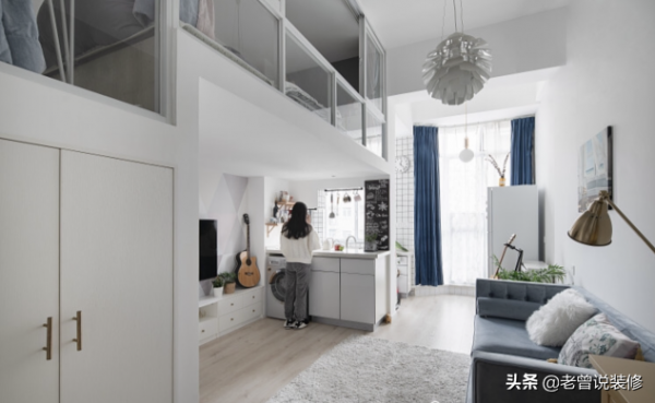 這是我見過空間利用到最極致的家，34㎡當兩室一廳用，還帶衣帽間