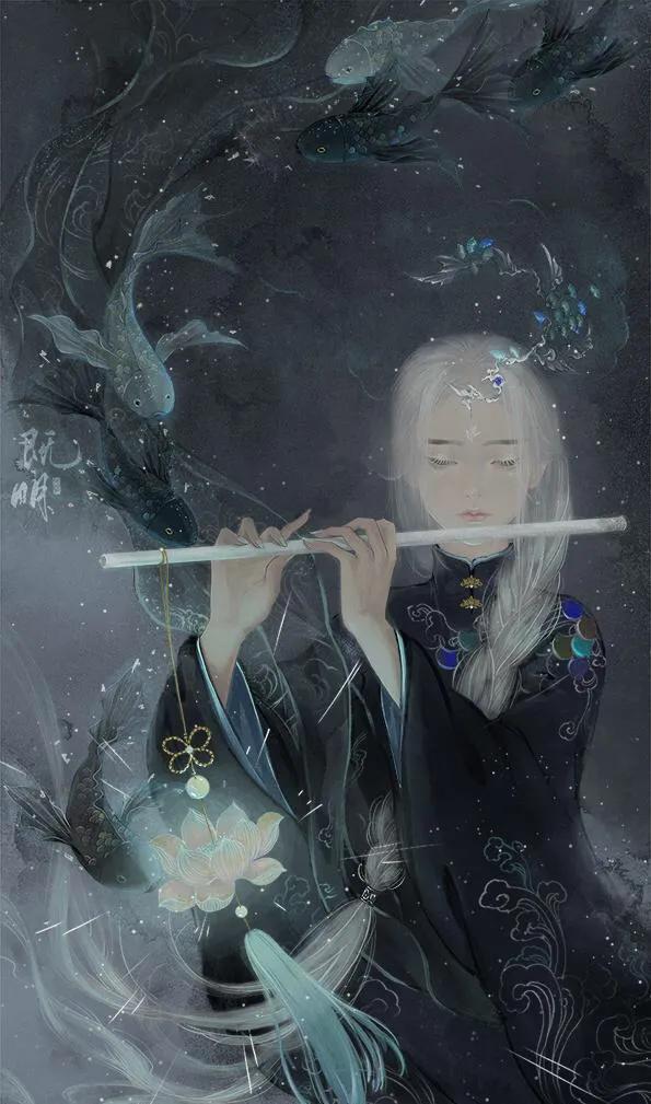 中國玄幻風也可以這樣禪意深遠#中國風插畫