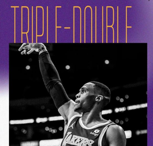 威少25分12板14助湖人加時驚險擊敗熱火