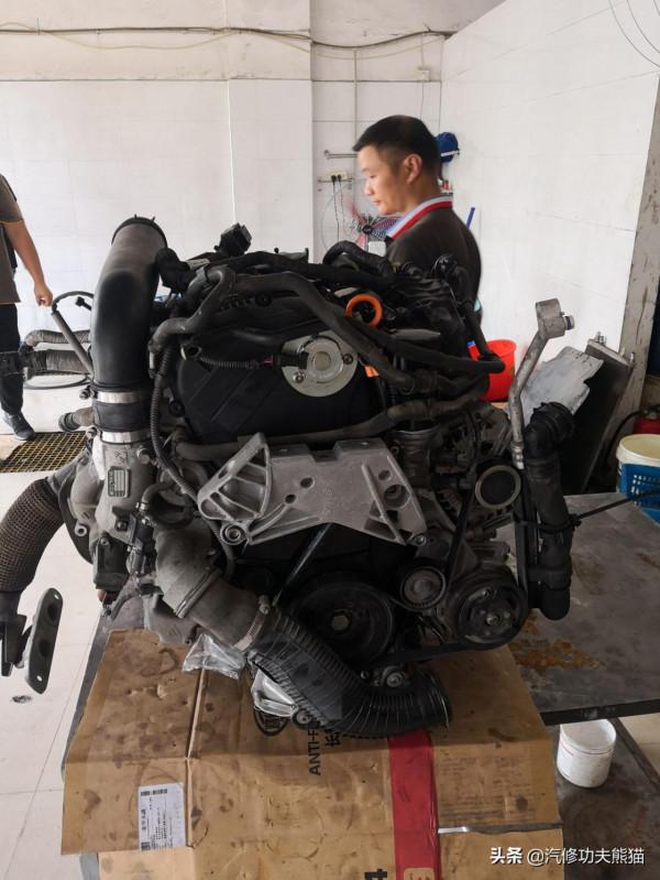 杭州車友大眾途觀燒機油差點當二手車賣了，發動機修復後笑逐顏開