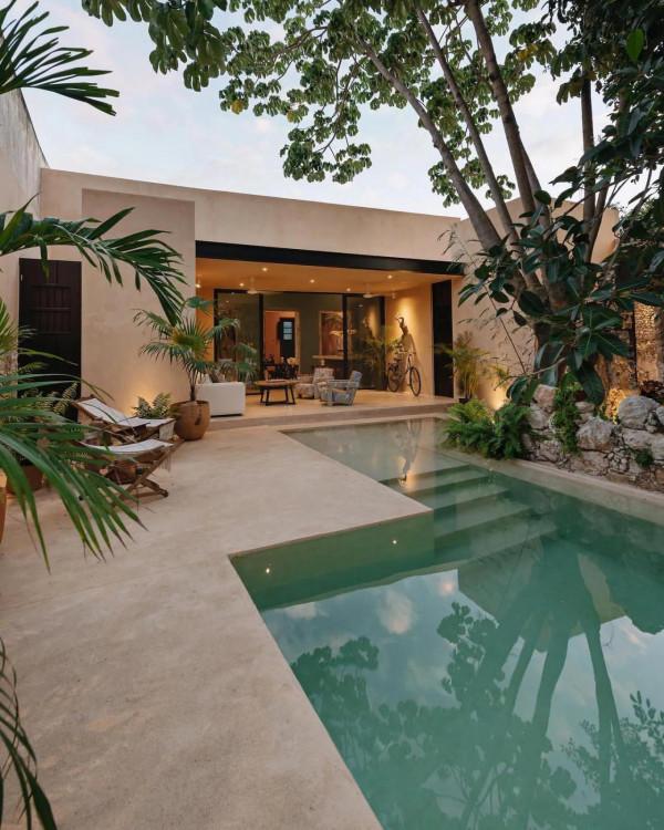 墨西哥殖民地式的老房子