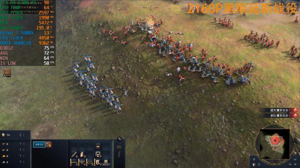 《帝國時代4》—RX 6600/6600XT/6700XT幀數測試，最佳化不錯門檻低