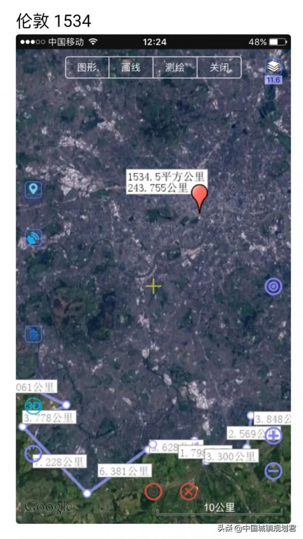 整個歐洲建成區面積超過100平方公里的城市還沒有中國多