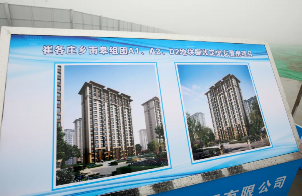 崔各莊棚改定向安置房開工