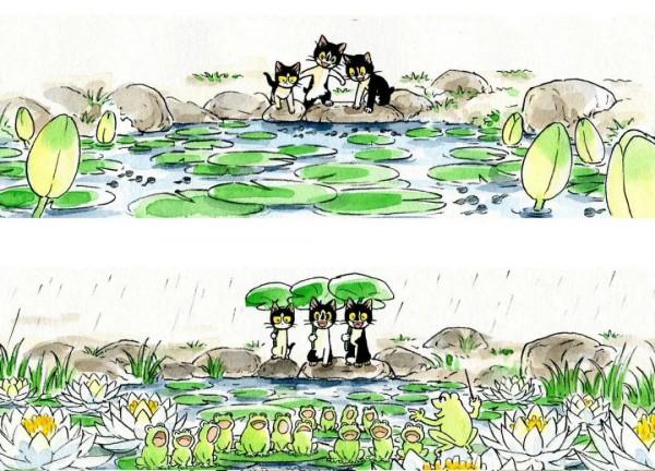 貓貓的一天，煮飯釣魚還有種菜？