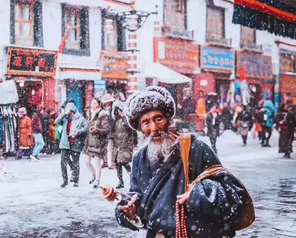 雪後的西藏是天堂