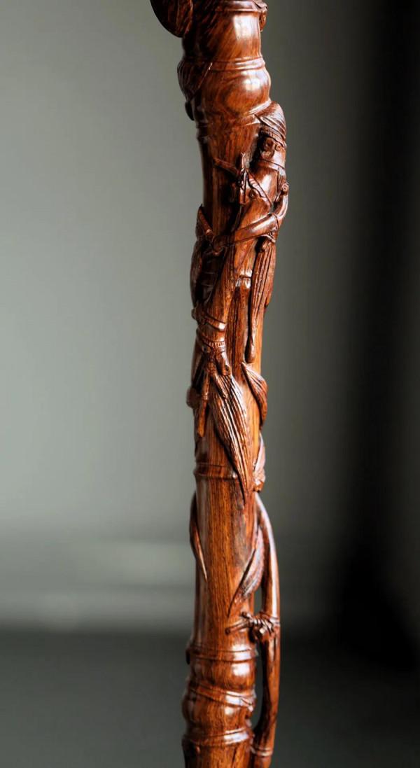 海南黃花梨柺杖