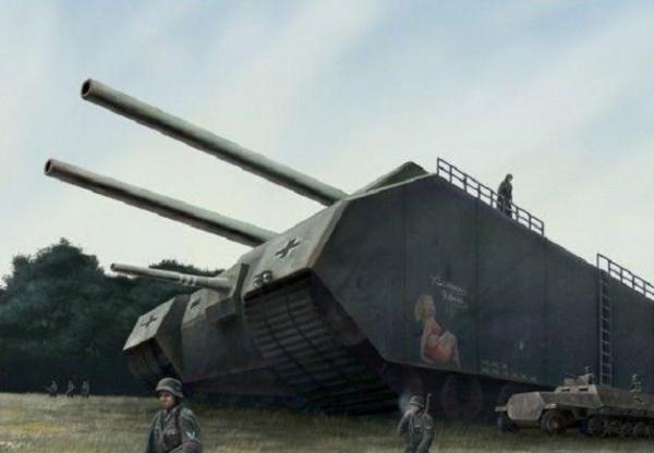 納粹&OpenCurlyDoubleQuote;動物園&rdquo;之王！瘋狂變態的千噸&OpenCurlyDoubleQuote;巨鼠&rdquo;：P-1000和P-1500