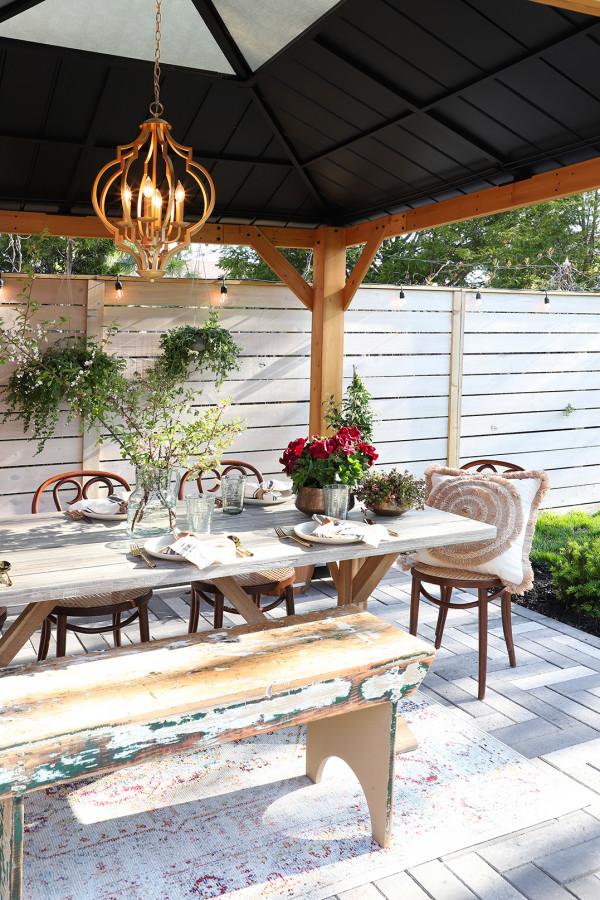 不用羨慕了！離子柒的涼亭生活又近了一步