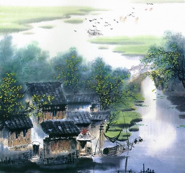 汪鈺元的彩墨畫,唯美詩意 汪鈺元的彩墨畫,唯美詩意