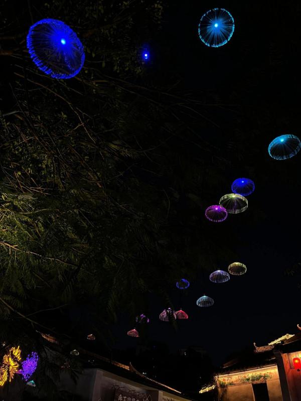 夜逛甘坑客家小鎮