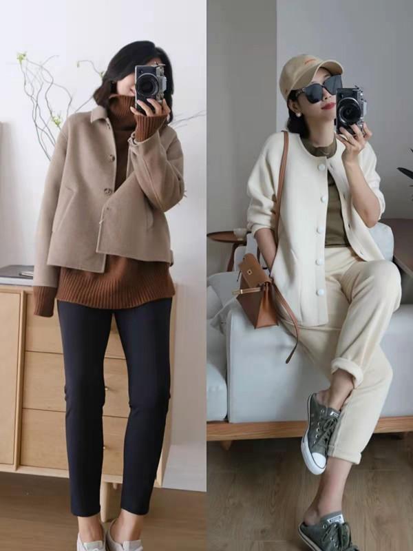 個矮微胖的中年女人，冬季更要學會正確&OpenCurlyDoubleQuote;露腳踝&rdquo;，時尚又顯比例