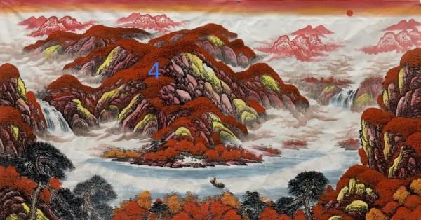 國畫八尺山水喜歡的自己挑選