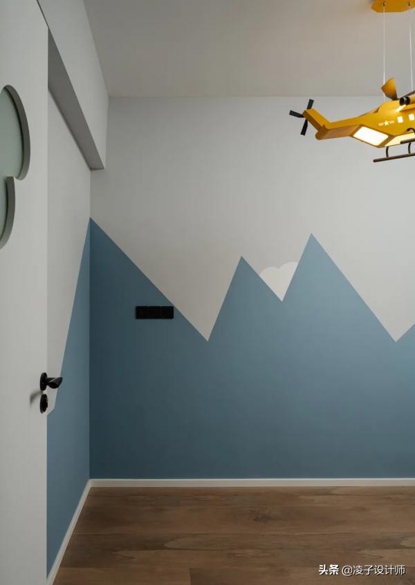 一家三口的90㎡舒適“小窩”，多彩元素的加入，讓生活更出彩