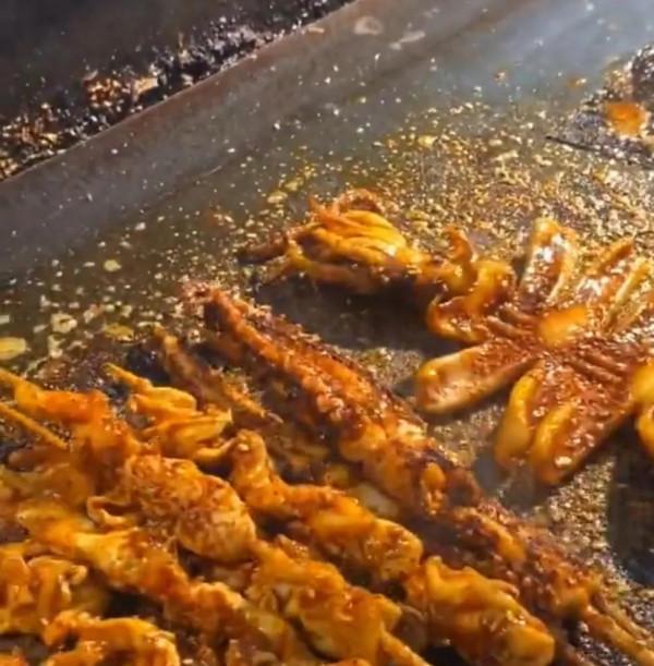鐵板魷魚的詳細製作過程，學會可開店