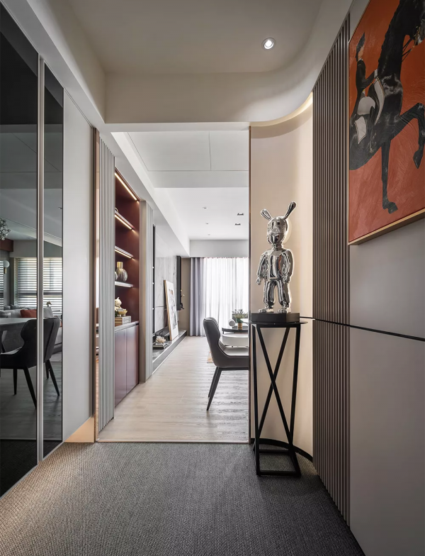 97㎡輕奢風兩居室，低調內斂，高雅時尚