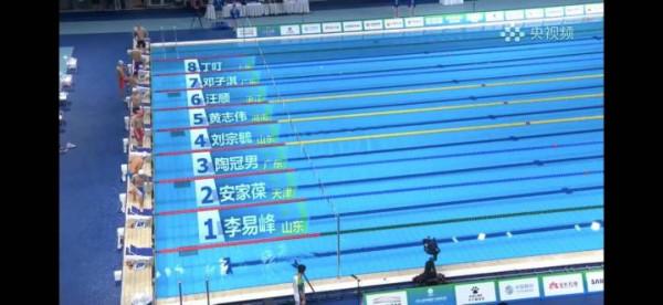 一騎絕塵，汪順男子400米混合泳拿下陝西全運會第一金