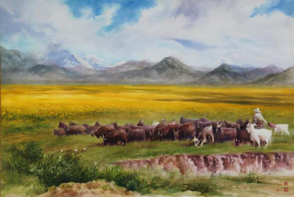 中國當代最具收藏價值畫家：楊忠義