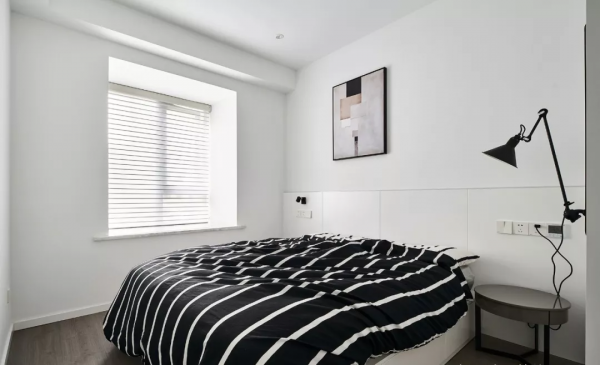 95平現代簡約三室 時尚經典黑白灰