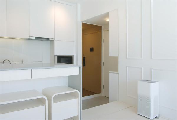 香港80後夫妻買下45㎡小家，搭起地臺將兩室變三室，網友：真的服