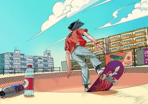 40歲老阿姨學滑板，夢想人生多一些好玩體驗