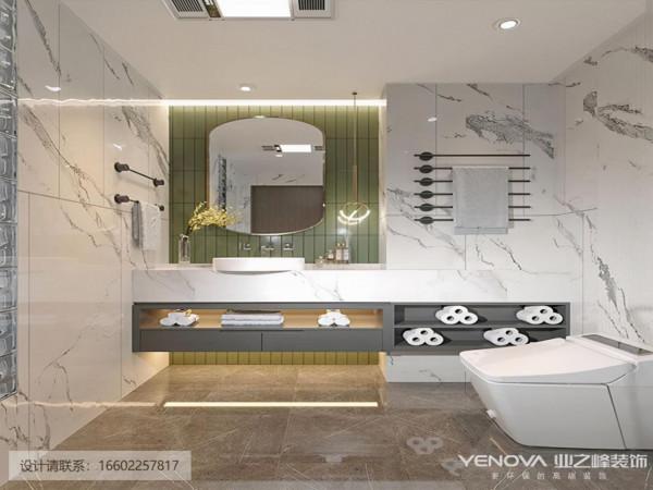 唐山熙唐尚院180平米輕奢裝修風格賞析｜業之峰裝飾