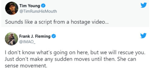 美副總統深陷輿論漩渦,身邊員工表忠心;網友嘲諷:被綁架了你就眨眨眼 美副總統深陷輿論漩渦,身邊員工表忠心;網友嘲諷:被綁架了你就眨眨眼