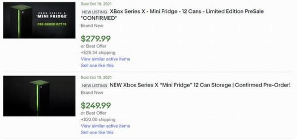微軟XSX mini冰箱被黃牛搶光並以高價出售