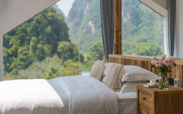 陽朔遇龍河畔山水畫卷裡的美景民宿，帶你解鎖丨芒果旅宿·溯舍