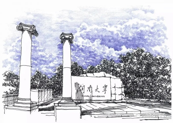 中國大學校門手繪，快來看有沒有你的大學