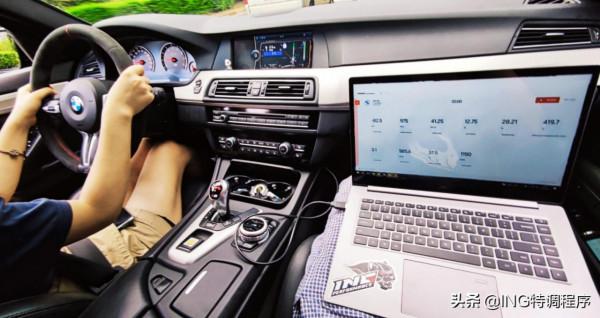 12款寶馬M5 4.4T刷ecu，ING特調8缸“機皇”能釋放多大潛能？