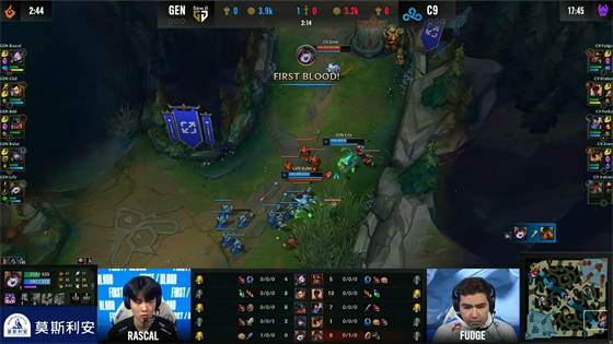 LOL-S11：Clid盲僧七進七出瀟灑開團，GEN 3-0橫掃C9晉級四強