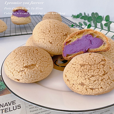 芋泥泡芙這樣做百吃不膩,吃1次不過癮 芋泥泡芙這樣做百吃不膩,吃1次不過癮