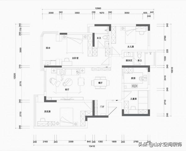 參觀朋友新家，既有中式意境，又現代大方，選對裝修設計師太重要