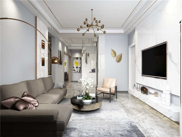 三居室的現代風裝修效果圖，溫馨時尚很有儀式感