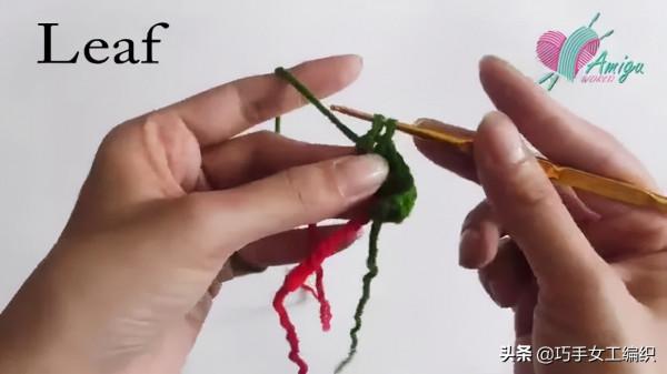 用零線就把蔬菜水果鉤得如此逼真，比新鮮的還要美