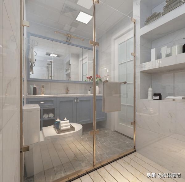 130㎡的家裝簡約美式，簡潔有設計感，整體那叫一個高大上，很美