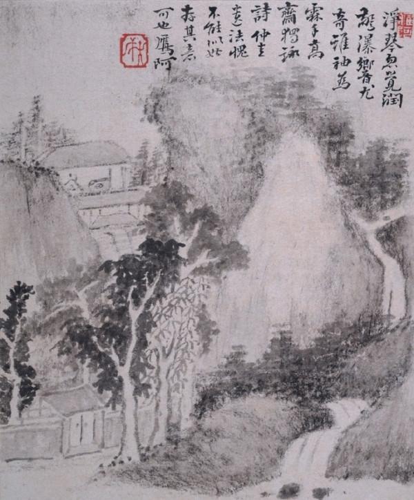 戴本孝國畫欣賞：奇怪的幹筆繪畫第一人，墨色蒼渾又淡雅