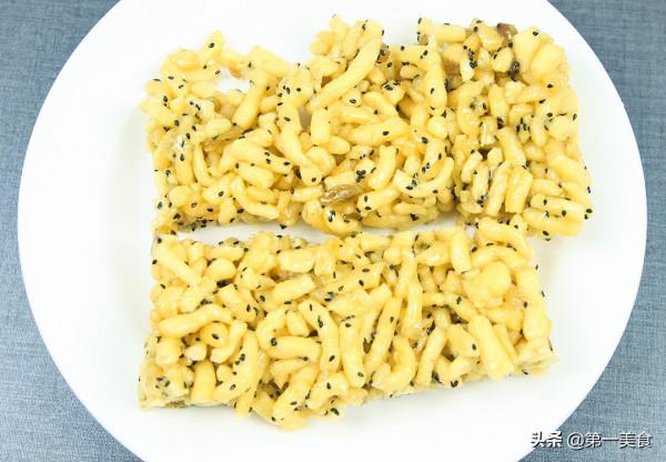 三個雞蛋，一碗麵粉，自制家庭版沙琪瑪，酥軟香甜，全家人都愛吃