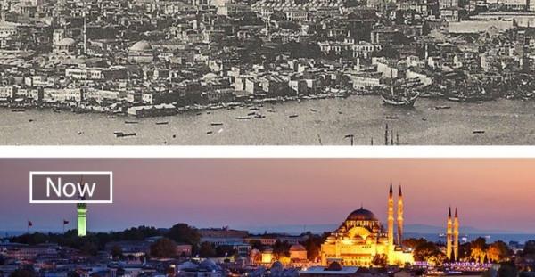 23個令人難以置信的城市今昔對比照片