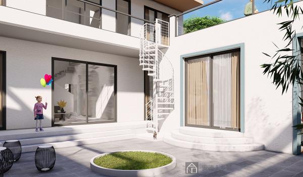 北京密雲湯河口村李家別墅,建築尺寸:16.1*17m,土建造價:39.6 北京密雲湯河口村李家別墅,建築尺寸:16.1*17m,土建造價:39.6