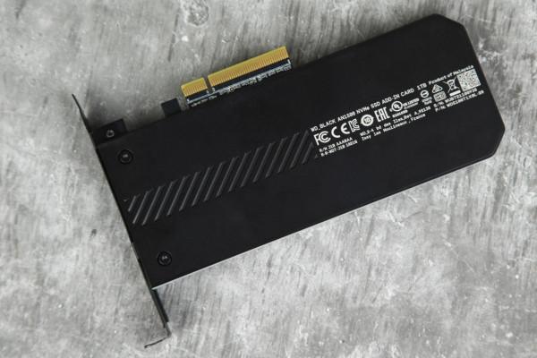 即插即用，媲美PCIe 4.0，WD_BLACK AN1500 NVMe擴充套件卡型SSD評測