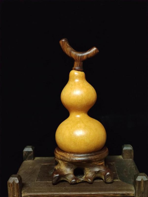 花皮粗嘴酒葫蘆 手把件