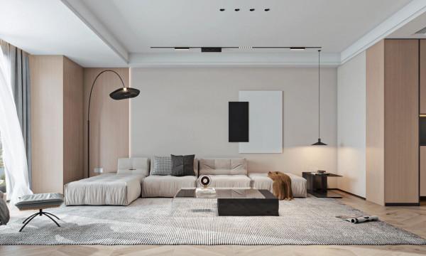 最新的160平的現代風設計（原木色），溫潤明亮質感且簡約溫馨